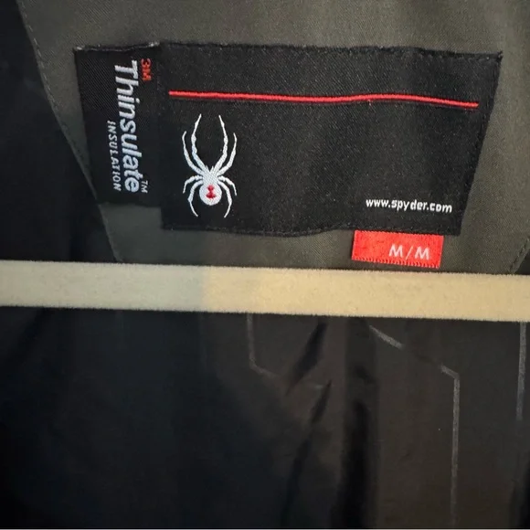 Spyder Men's Black and White Ski Jacket - Picture 8 of 12